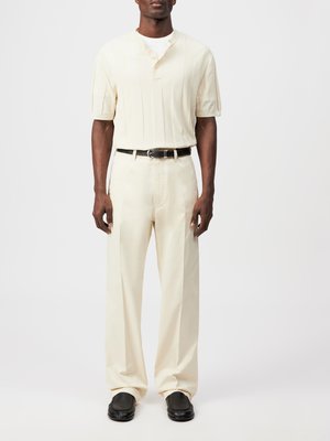 Weit fallende Chino Tavic mit Stretchanteil, Relaxed Fit