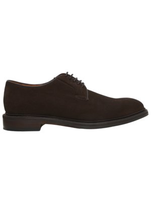 Klassische Derby-Schuhe aus Wildleder mit rutschfester Sohle