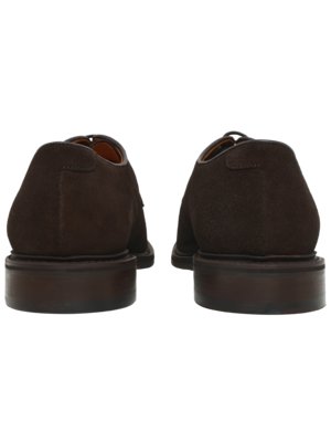 Klassische Derby-Schuhe aus Wildleder mit rutschfester Sohle