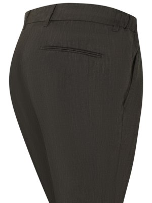 Bundfaltenhose Leek aus einem Leinen-Mix, Relaxed Fit