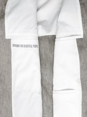 Teilgefüttertes Sakko aus einem Leinen-Mix, Slim Fit