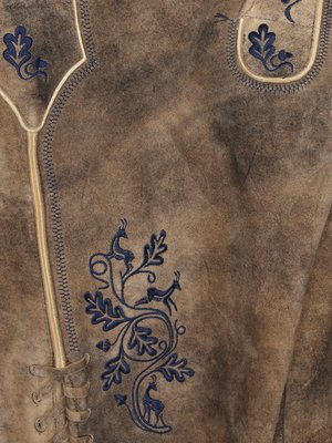 Trachtenlederhose Marktschellenberg mit Stickereien