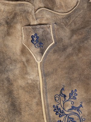 Trachtenlederhose Marktschellenberg mit Stickereien
