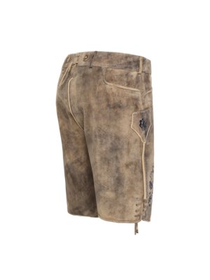 Trachtenlederhose Marktschellenberg mit Stickereien