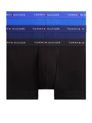 3er-Pack Boxer Briefs mit Stretchanteil und Label-Bund