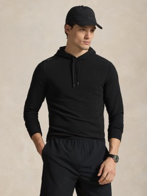 RLX Strick-Hoodie aus einem Lyocell-Mix und Stretch
