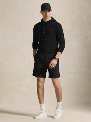RLX Strick-Hoodie aus einem Lyocell-Mix und Stretch
