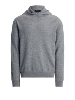 Feinstrick-Hoodie aus speziellem und waschbarem Kaschmir