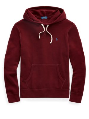 Hoodie aus einem Baumwollgemisch mit Logo-Stickerei