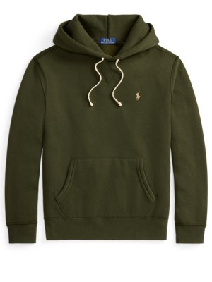 Hoodie aus einem Baumwollgemisch mit Logo-Stickerei