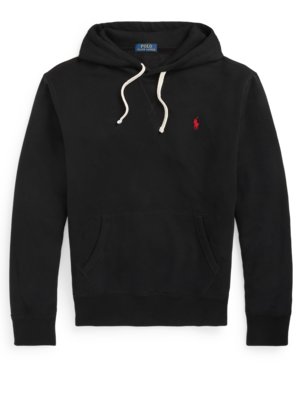 Hoodie aus einem Baumwollgemisch mit Logo-Stickerei