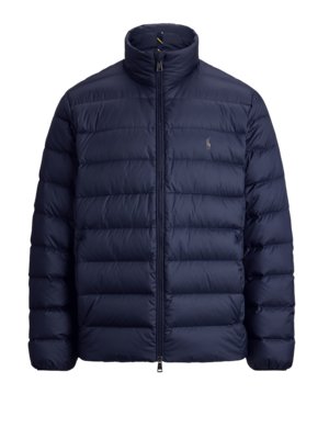 Steppjacke mit Daunenfüllung und Logo-Stickerei