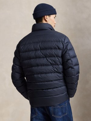 Steppjacke mit Daunenfüllung und Logo-Stickerei