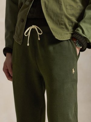 Sweatpants mit Dehnbund und Logo-Stickerei, Regular Fit