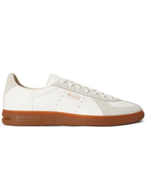 Low Top-Sneaker Bedford aus Glattl- und Veloursleder