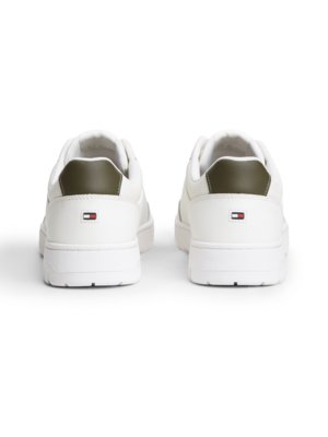 Sneaker aus Glattleder mit Label-Schriftzug