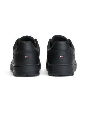 Sneaker aus Glattleder mit Label-Schriftzug