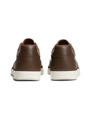 Sneaker aus Glattleder mit Label-Schriftzug