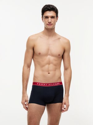 3er-Pack Boxer Trunks mit Stretchanteil und Label-Bund