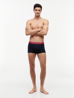3er-Pack Boxer Trunks mit Stretchanteil und Label-Bund