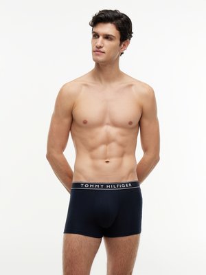 3er-Pack Boxer Trunks mit Stretchanteil und Label-Bund