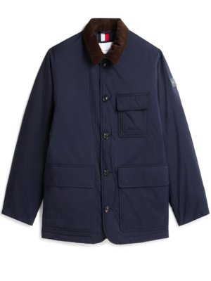 Leicht wattierte Barn Jacke mit Cordkragen