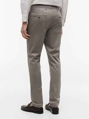 Chino Bleecker mit feinem Muster und Stretchanteil, Slim Fit