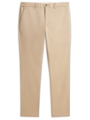 Chino Bleecker mit feinem Muster und Stretchanteil, Slim Fit