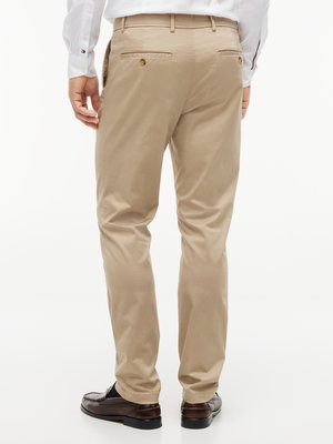 Chino Bleecker mit feinem Muster und Stretchanteil, Slim Fit