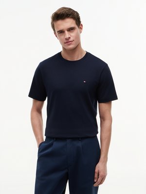 T-Shirt aus einem Baumwolljersey mit Logo-Stickerei, Regular Fit