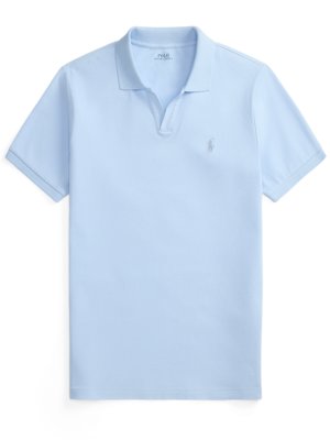 Piqué-Poloshirt mit Stretch und Variokragen, Custom Slim Fit