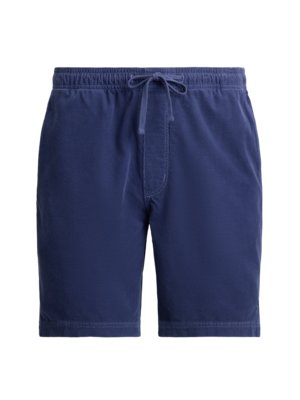 Softe Shorts in Frottee-Qualität mit Logo-Stickerei, Regular Fit
