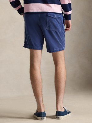 Softe Shorts in Frottee-Qualität mit Logo-Stickerei, Regular Fit