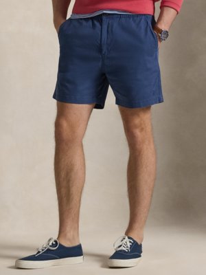 Bermudashorts aus Baumwolle und Stretch, Straight Fit