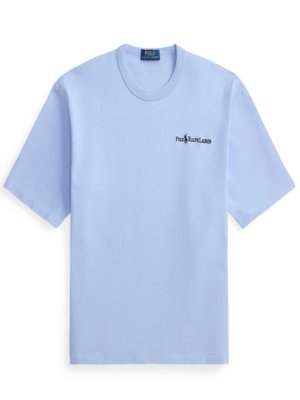T-Shirt aus softem Baumwollstrick, Relaxed Fit