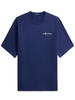 T-Shirt aus softem Baumwollstrick, Relaxed Fit