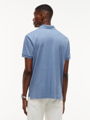 Piqué-Poloshirt aus Baumwolle mit Logo-Stickerei, Regular Fit