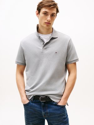 Piqué-Poloshirt aus Baumwolle mit Logo-Stickerei, Regular Fit