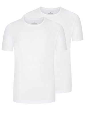Doppelpack-Rundhals-T-Shirt,-Body-Fit