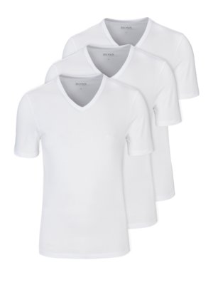 3er Pack Classic V-Neck T-Shirt