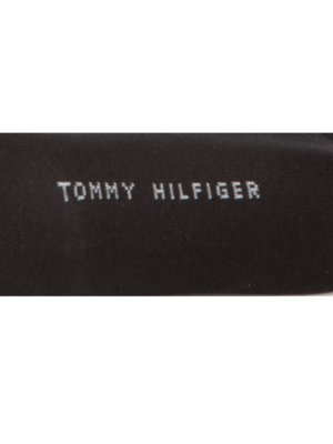 2er Pack Sneaker-Füßlinge mit Label-Stitching an Ferse