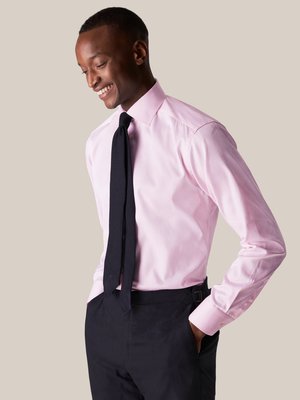 Unifarbenes Signature Twill Hemd, Slim Fit