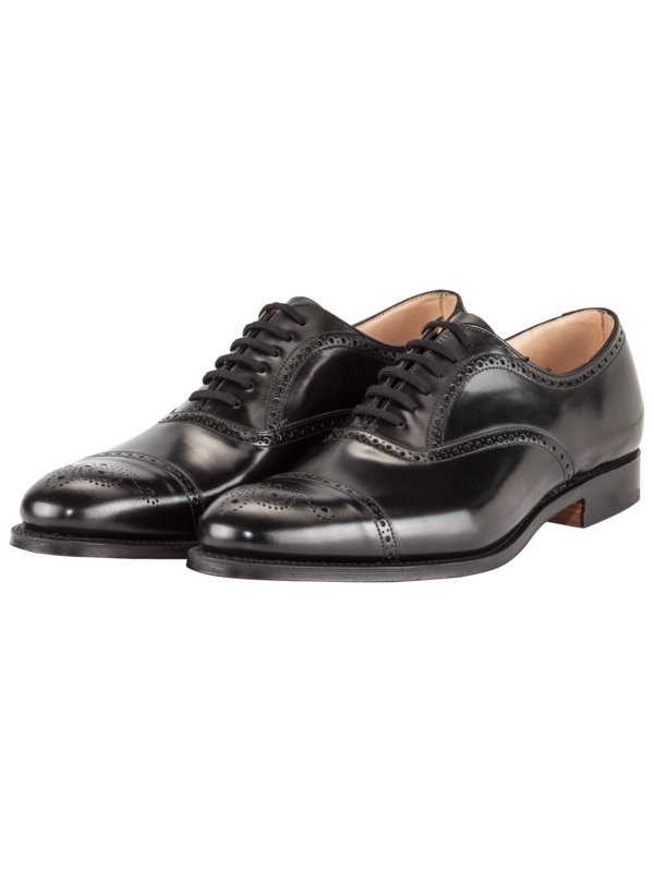 Klassischer Businessschuh, rahmengenäht von Church's in Schwarz