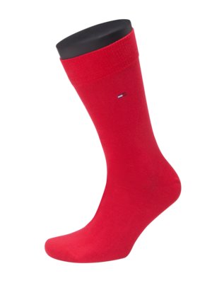 2er Pack Socken mit kleiner Flag-Stickerei