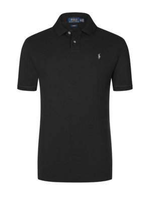 Poloshirt Slim Fit in Mesh-Qualität