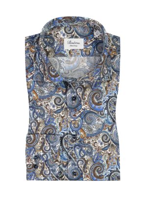Hemd mit Paisley-Print, Fitted Body