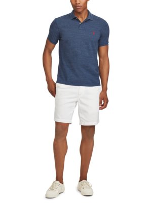 Poloshirt in Piqué-Qualität, Custom Slim Fit