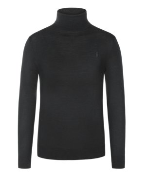 Rollkragenpullover aus 100 % Merinowolle