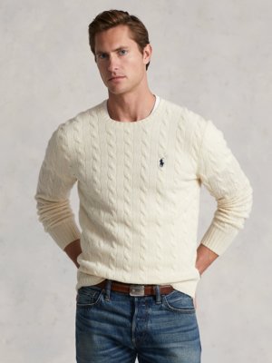 Leichter-Pullover-mit-Zopf-Muster-aus-Baumwolle