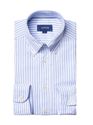 Hemd-in-Oxford-Qualität-mit-Button-Down-Kragen,-Slim-Fit